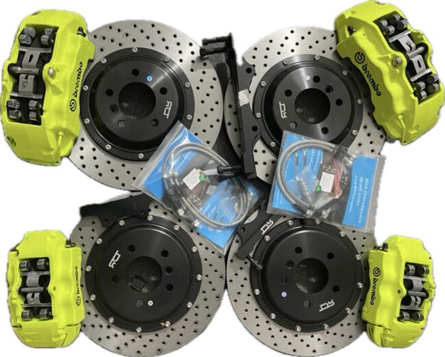 BMW CALIPERS PORSCHE 17Z 18Z BREMBO E60 525 530 540 M5 BBK BRAKES UPGRADE FRONT REARS - Image 6