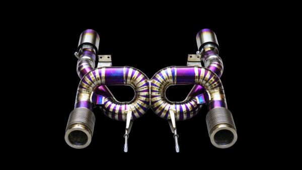 McLaren 720s Stainless Steel Exhaust Tips Titanium Custom - Image 6
