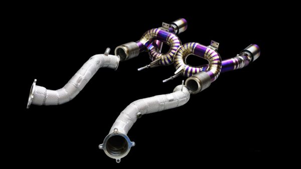 McLaren 720s Stainless Steel Exhaust Tips Titanium Custom