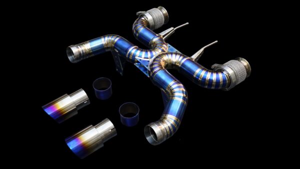 McLaren 720s Stainless Steel Exhaust Tips Titanium Custom - Image 2