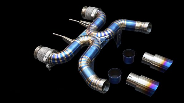 McLaren 720s Stainless Steel Exhaust Tips Titanium Custom - Image 3