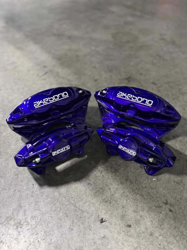 Akebono G37 Sport Brake Calipers OEM Set 370Z M37 350Z CUSTOM COLOR 4POT 2POT