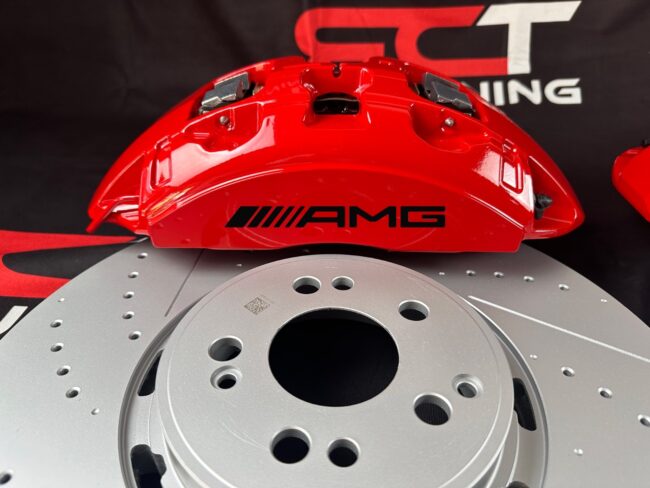 Mercedes-Benz GLS63 GLE63 W167 AMG Front RED Calipers ONLY - Image 2