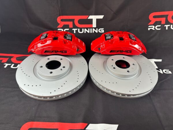Mercedes-Benz GLS63 GLE63 W167 AMG Front RED Big Brake Kit Genuine OEM
