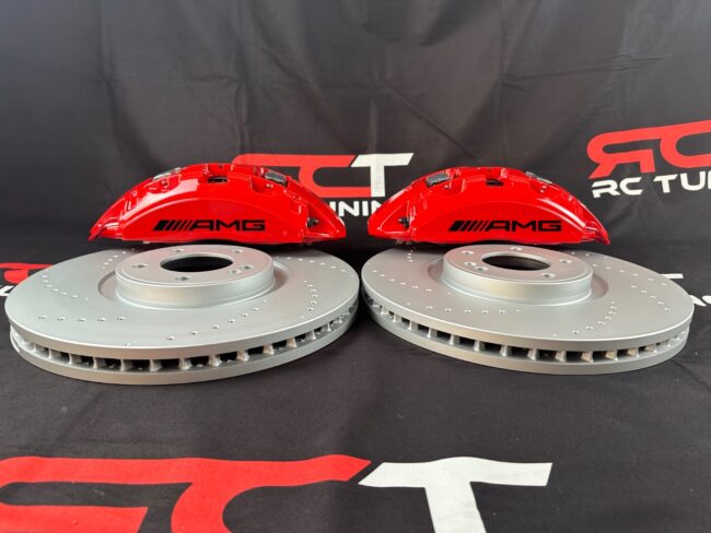 Mercedes-Benz GLS63 GLE63 W167 AMG Front RED Calipers ONLY - Image 7