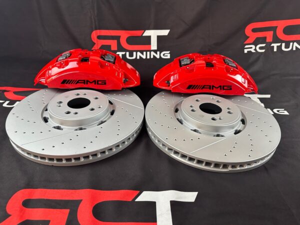 Mercedes-Benz GLS63 GLE63 W167 AMG Front RED Calipers ONLY