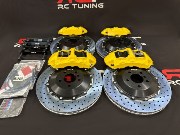 BMW CALIPERS BREMBO KIT BIG BRAKE KIT BBK 6 PISTON BRAKES UPGRADE FRONT REARS - Image 5