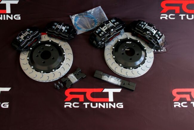 MERCEDES BENZ CALIPERS BREMBO KIT BIG BRAKE KIT BBK 6 PISTON BRAKES UPGRADE FRONT REARS - Image 9