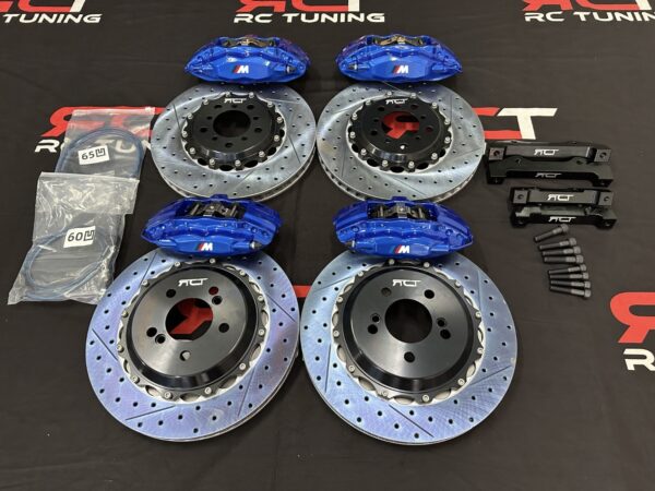 BMW CALIPERS BREMBO KIT BIG BRAKE KIT BBK 4 PISTON BRAKES UPGRADE FRONT REARS