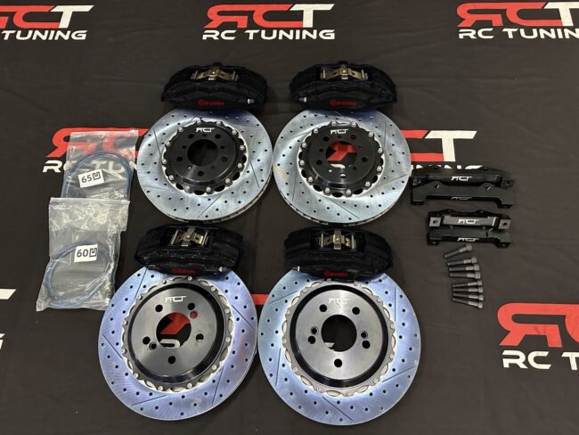 BMW CALIPERS BREMBO KIT BIG BRAKE KIT BBK 4 PISTON BRAKES UPGRADE FRONT REARS - Image 6