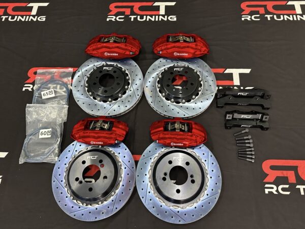 DODGE CHARGER CHALLENGER CALIPERS BBK KIT 4 PISTON BRAKES UPGRADE FRONT REARS