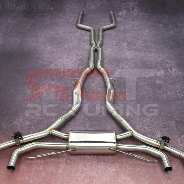 BMW CUSTOM CATBACK EXHAUST SYSTEM VALVED STAINLESS STEEL SEDANS ONLY