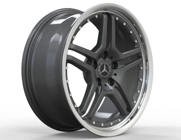 Mercedes-Benz AMG Wheels 2-Piece SL65 S65 CLS55 E63 19" Staggered Front Rear Forged - Image 4