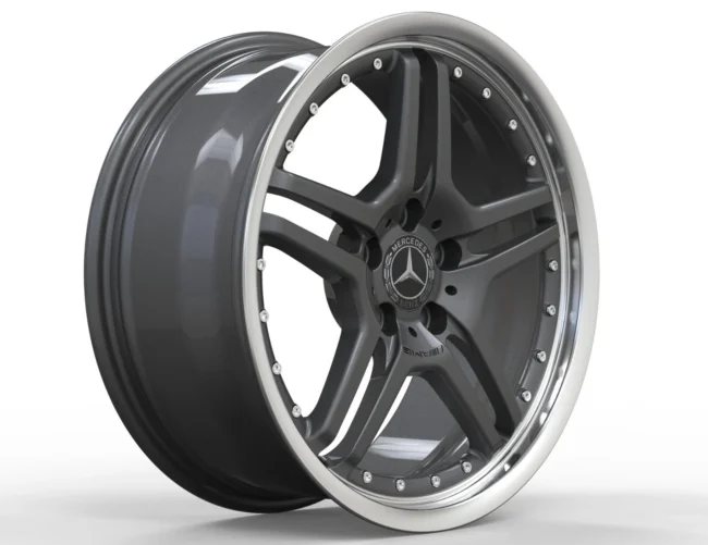 Mercedes-Benz AMG Wheels 2-Piece SL65 S65 CLS55 E63 19" Staggered Front Rear Forged - Image 4