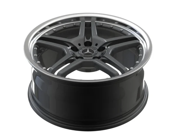 Mercedes-Benz AMG Wheels 2-Piece SL65 S65 CLS55 E63 19" Staggered Front Rear Forged - Image 3