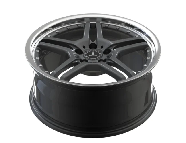 Mercedes-Benz AMG Wheels 2-Piece SL65 S65 CLS55 E63 19" Staggered Front Rear Forged - Image 3