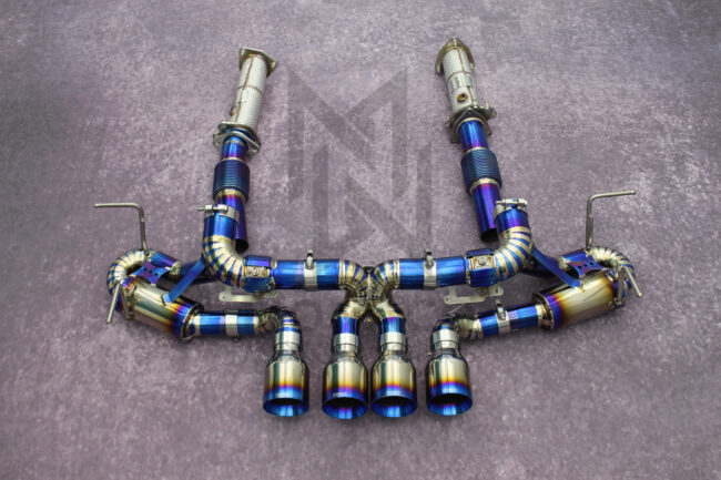 Corvette Z06 ZO6 Stainless Steel/Titanium Valved 3in Catback Exhaust 2020+ - Image 14