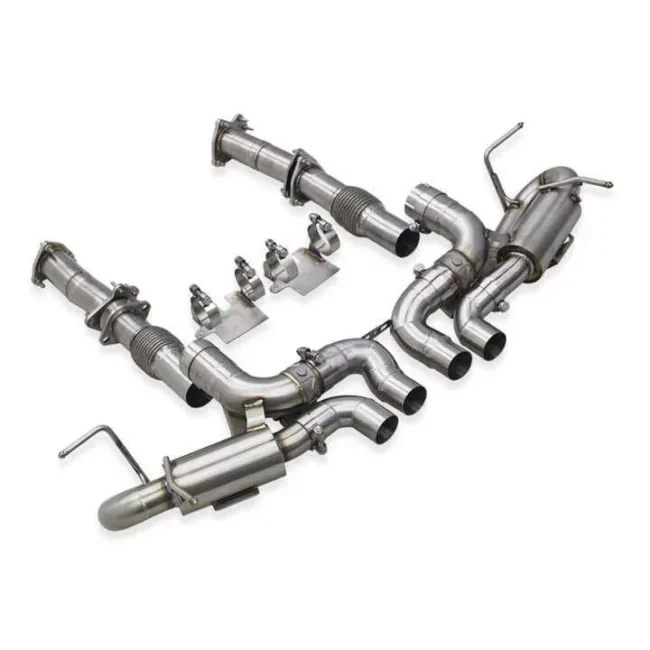 Corvette Z06 ZO6 Stainless Steel Titanium Valved 3in Catback Exhaust 2020+