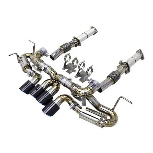 Corvette Z06 ZO6 Stainless Steel Titanium Valved 3in Catback Exhaust 2020+ - Image 2