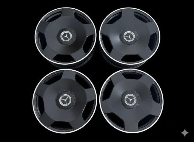 Mercedes Benz 23" Monoblock Satin Black Wheels Rims G63 GLS63 GLE63 W167 X167