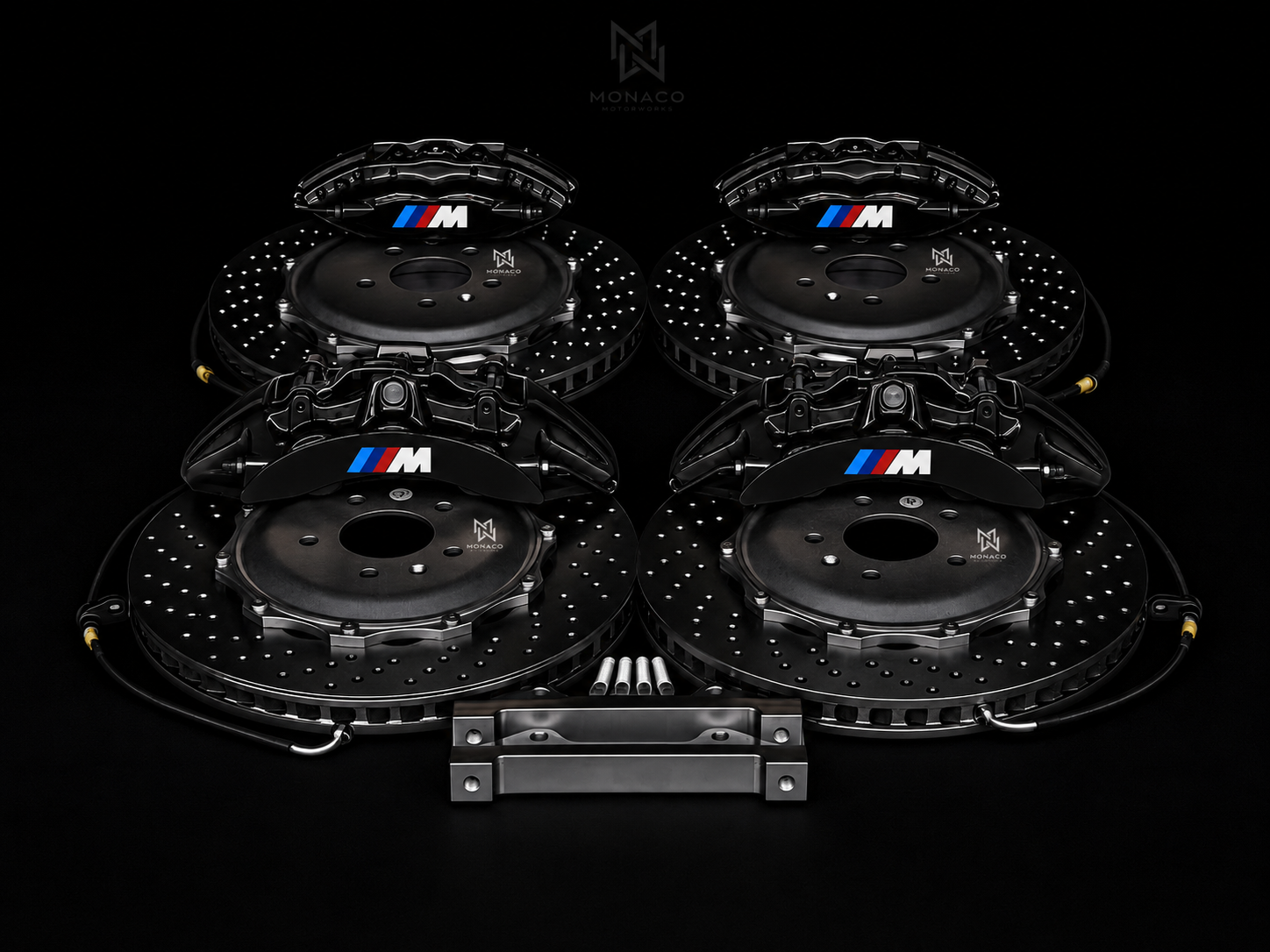 BMW CALIPERS BREMBO KIT BIG BRAKE KIT BBK 6+4 PISTON BRAKES UPGRADE CTS-V SAV - Image 6