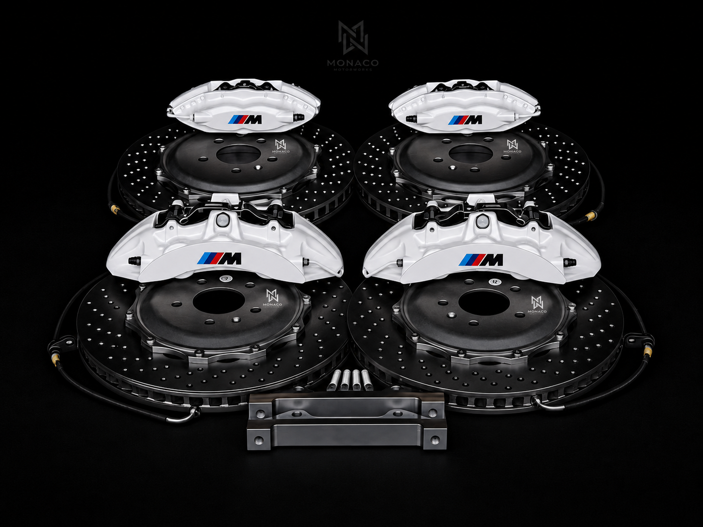 BMW CALIPERS BREMBO KIT BIG BRAKE KIT BBK 6+4 PISTON BRAKES UPGRADE CTS-V SAV - Image 7
