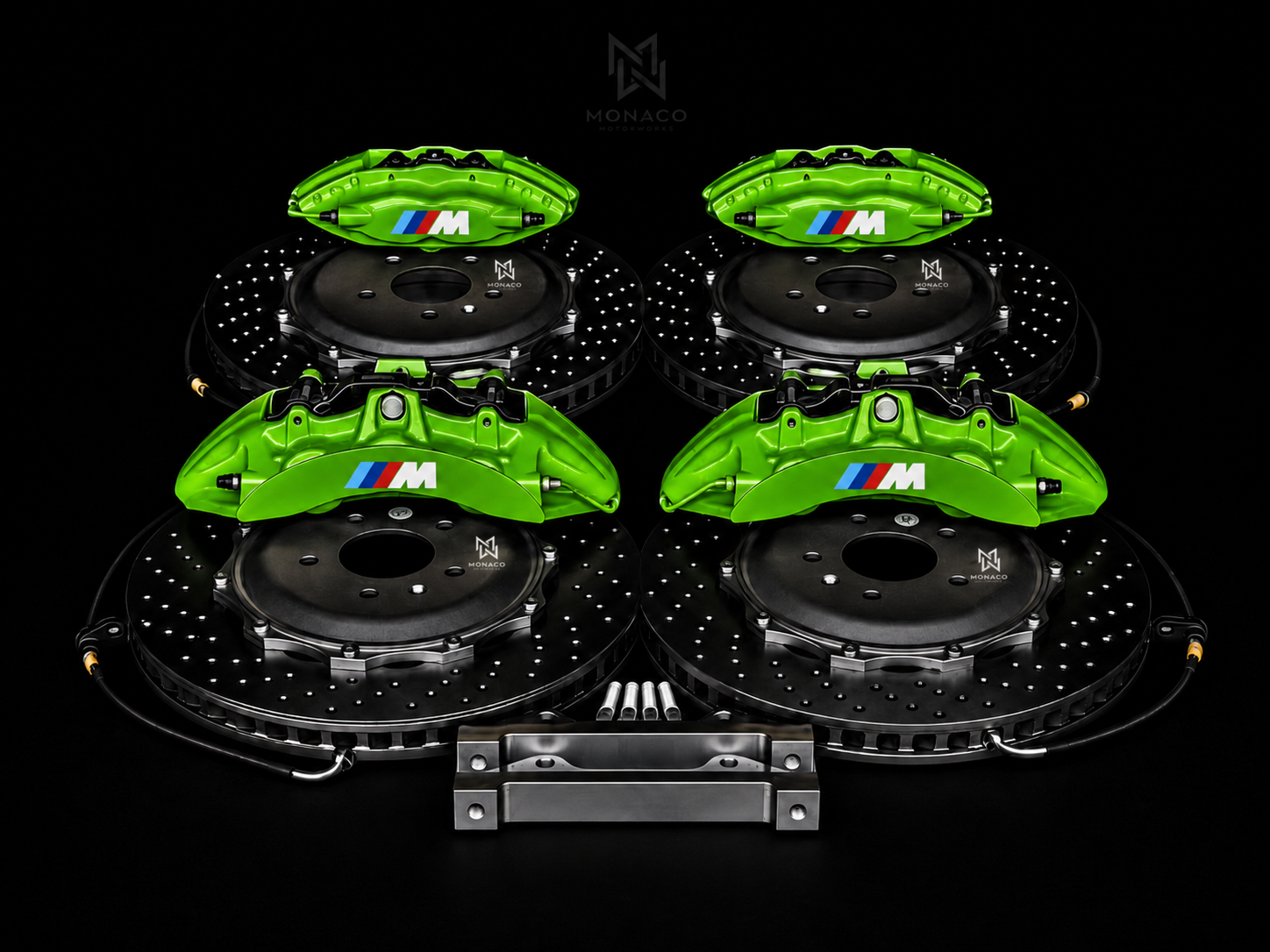 BMW CALIPERS BREMBO KIT BIG BRAKE KIT BBK 6+4 PISTON BRAKES UPGRADE CTS-V SAV - Image 9